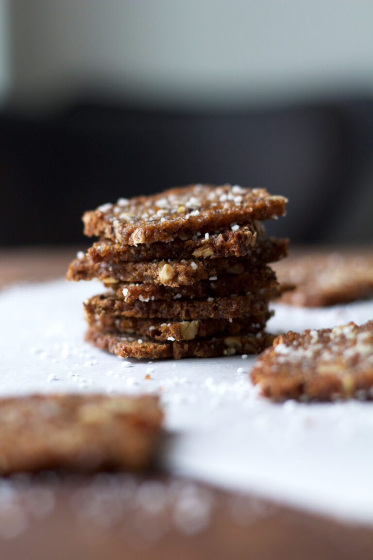 Saltede rugbrødssnacks